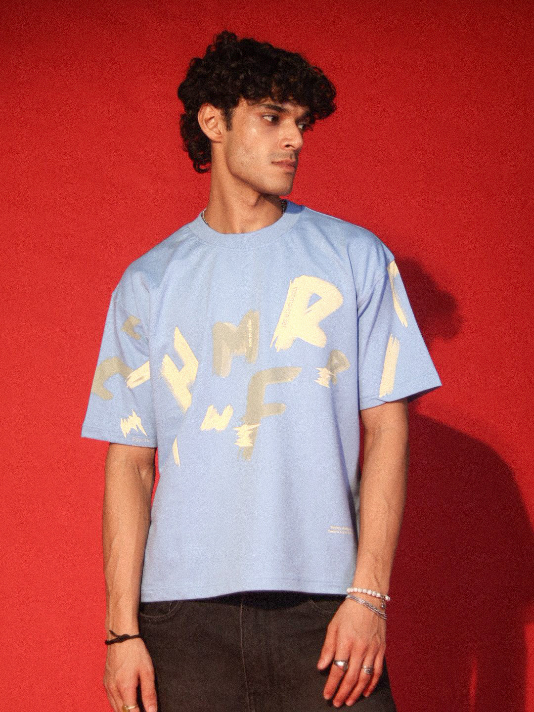 SAINTBLACK “Blurred Echo” Oversized Tee
