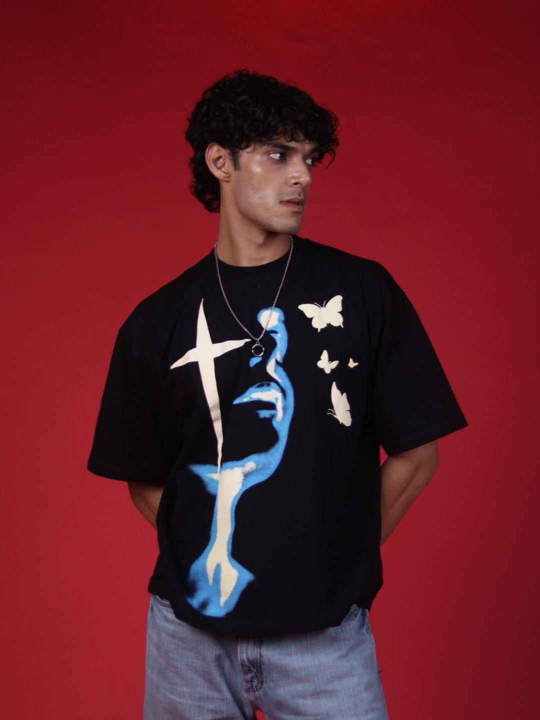 SaintBlack "Eclipse Face" Tee - SAINTBLACK.