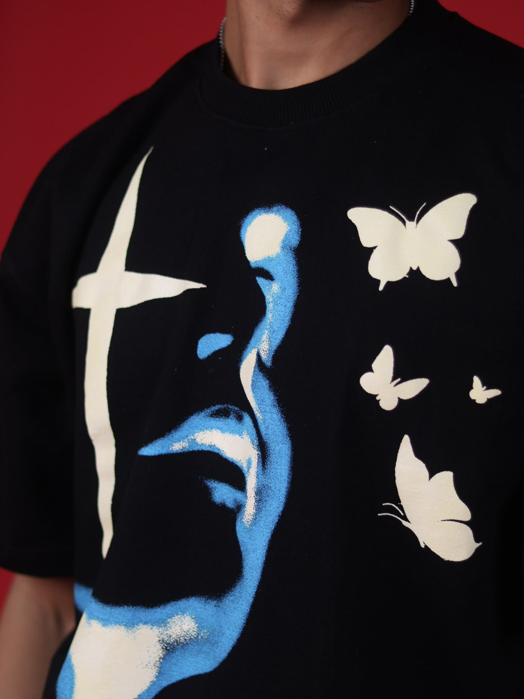 SaintBlack "Eclipse Face" Tee - SAINTBLACK.